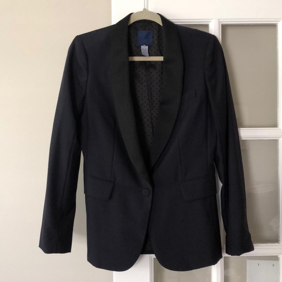 J Crew Navy and Black Blazer - Picture 5 of 6